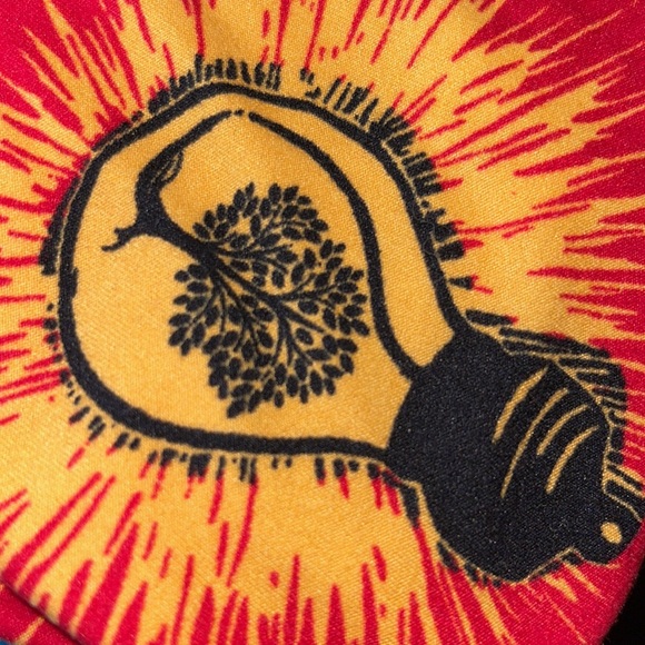 LulaRoe Light Bulb Leggings Red & Yallow - Picture 10 of 12